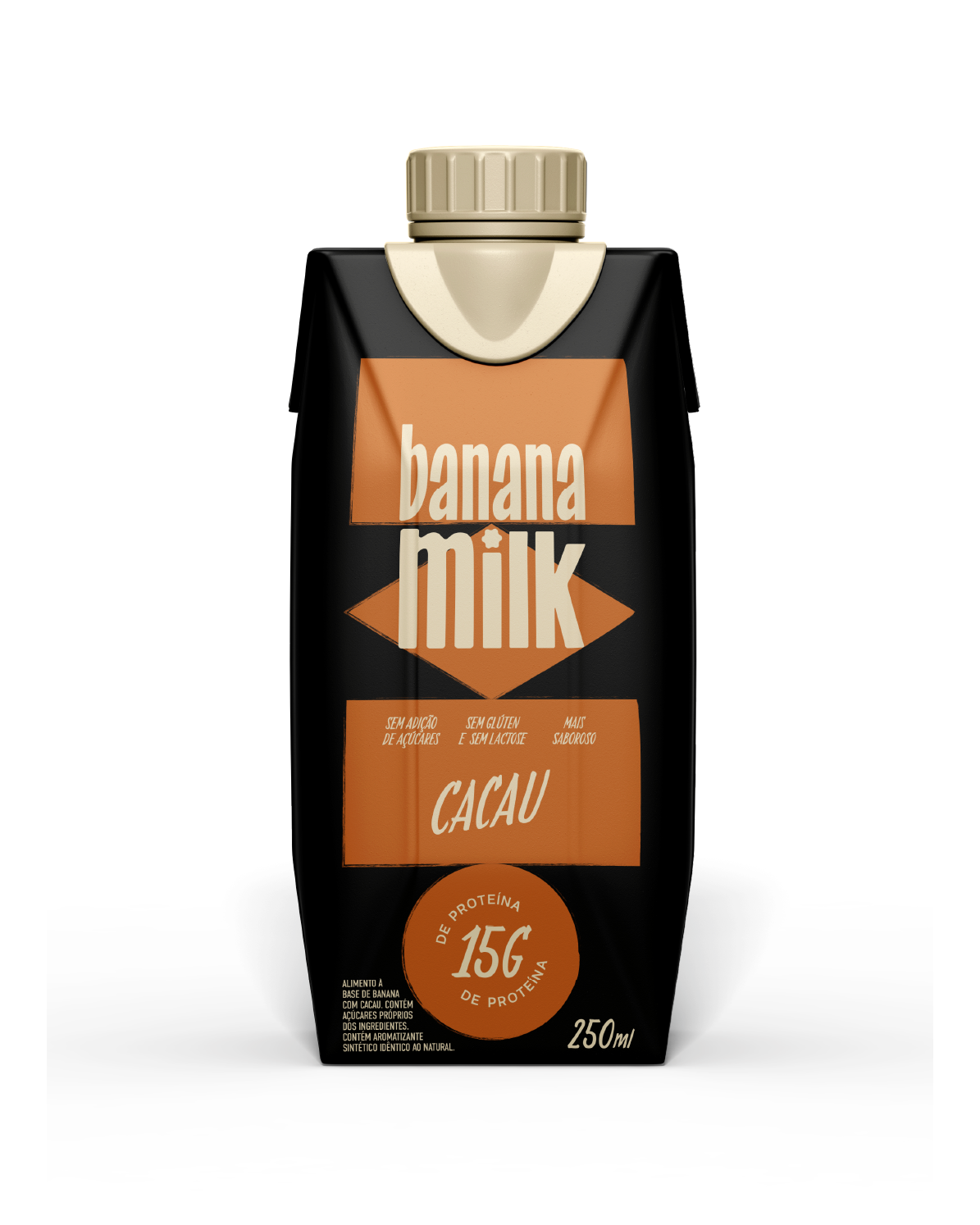 Banana Milk Proteico Cacau 250ml