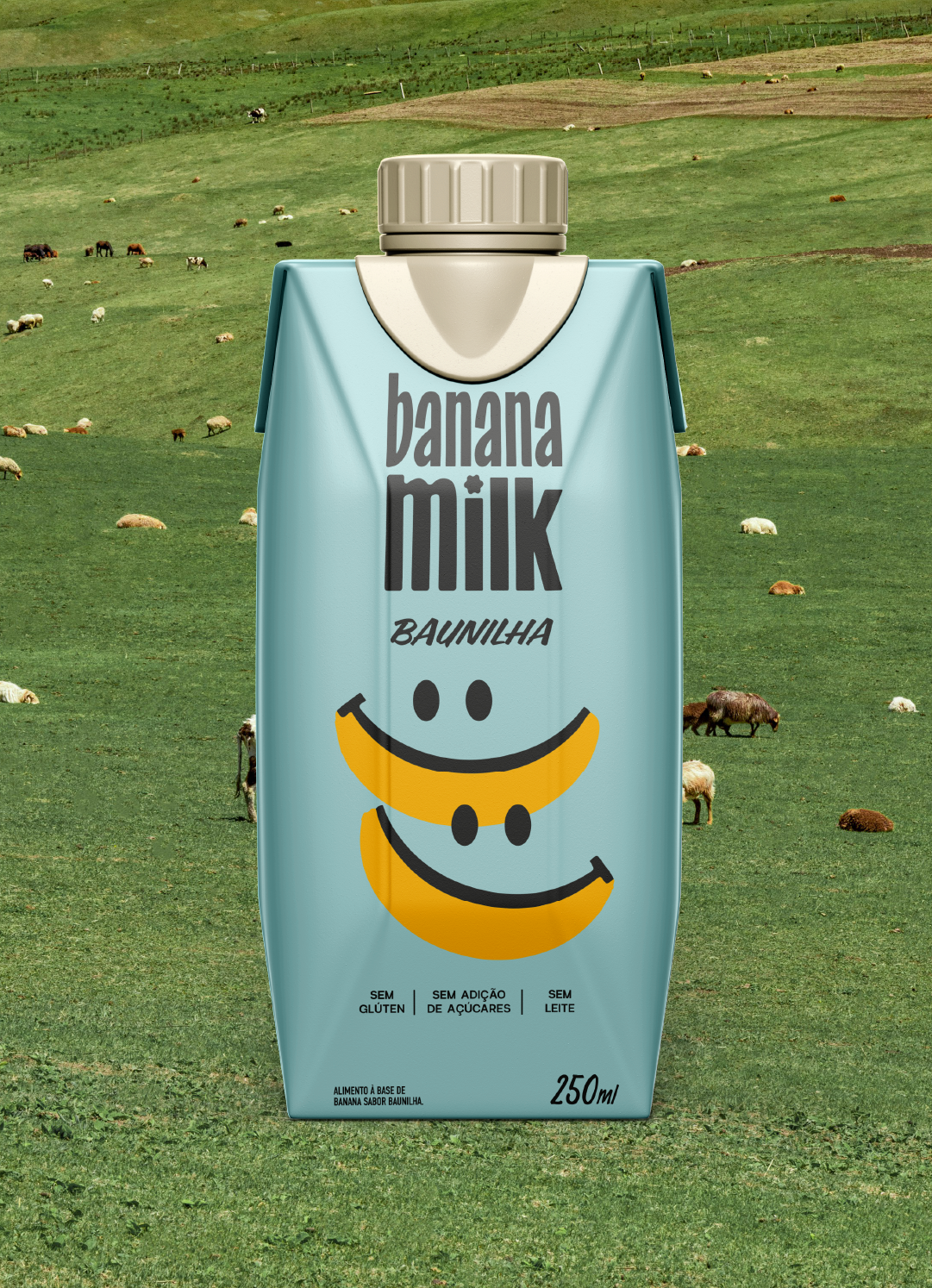 Caixa - Banana Milk Baunilha 250ml (CX/12)