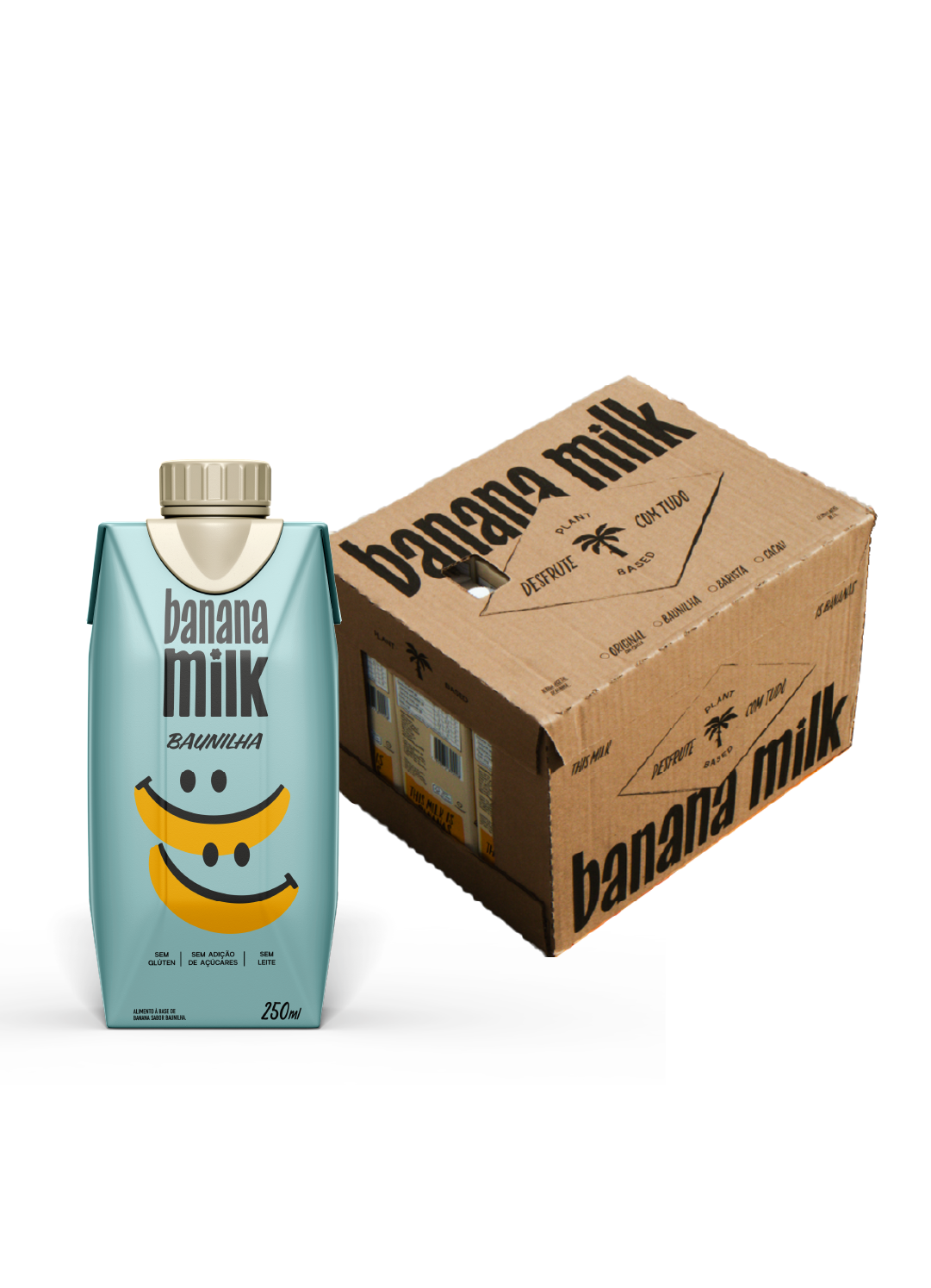 Caixa - Banana Milk Baunilha 250ml (CX/12)