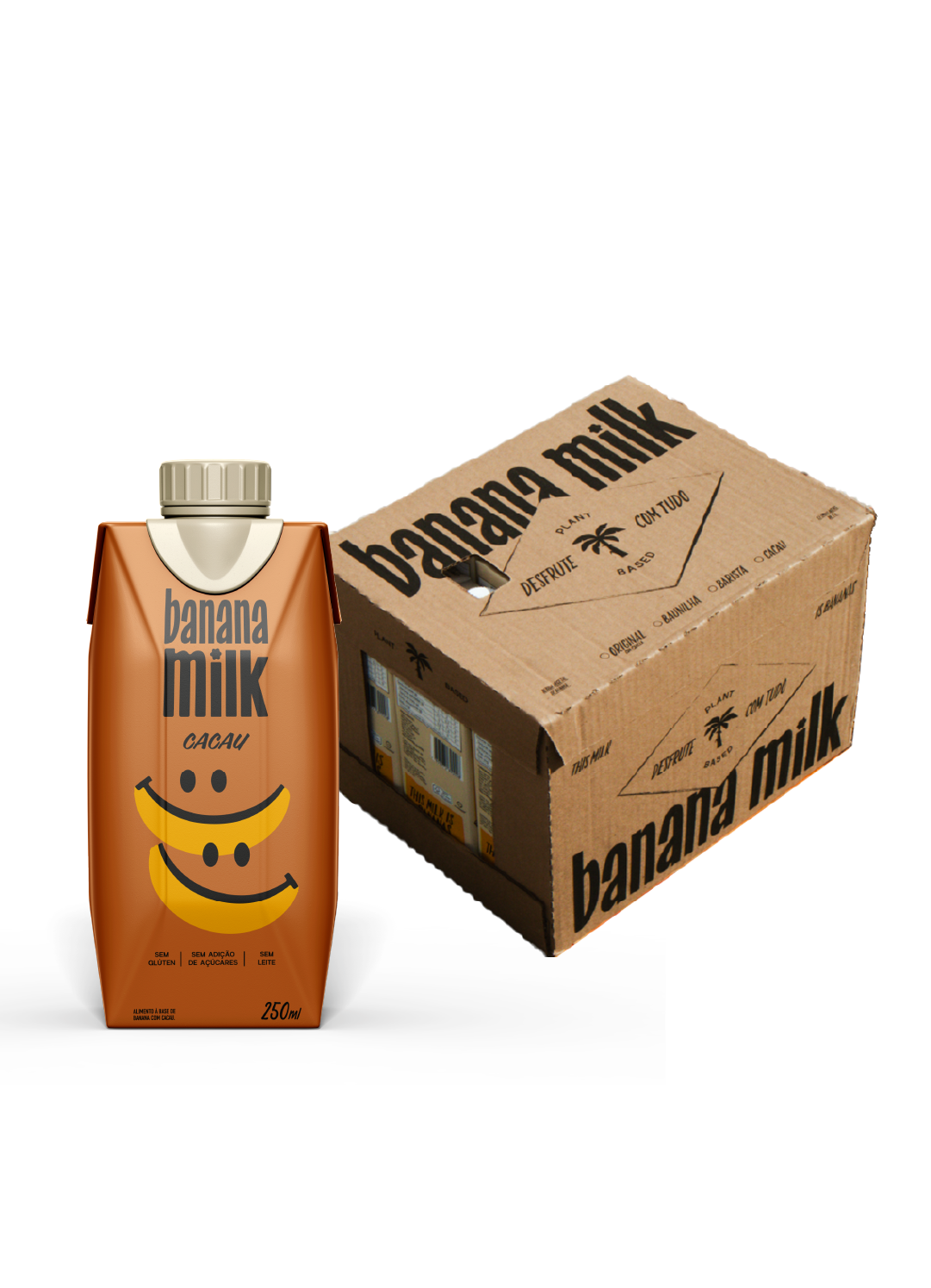 Caixa - Banana Milk Cacau 250ml (CX/12)