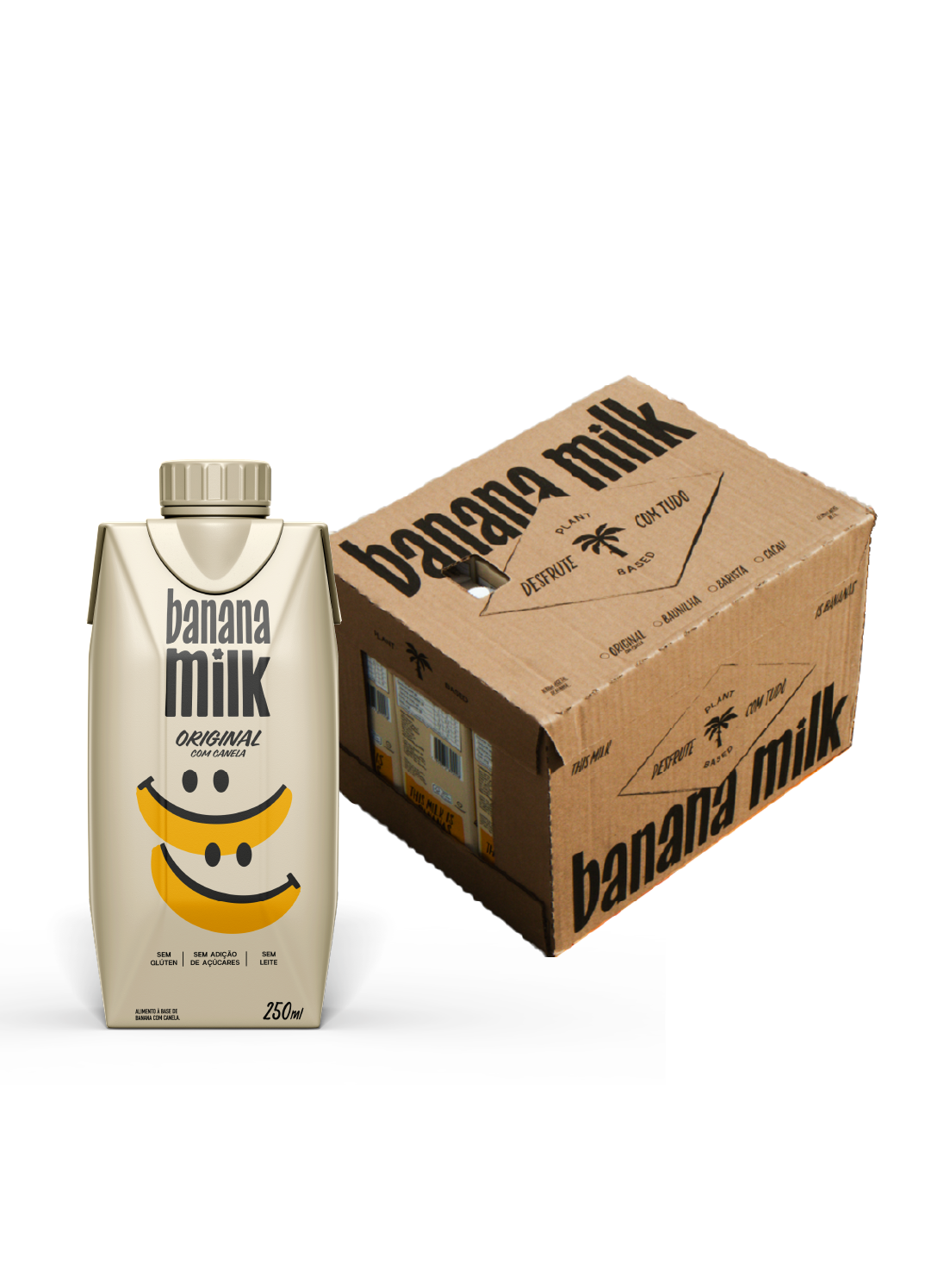 Caixa - Banana Milk Original Canela 250ml (CX/12)