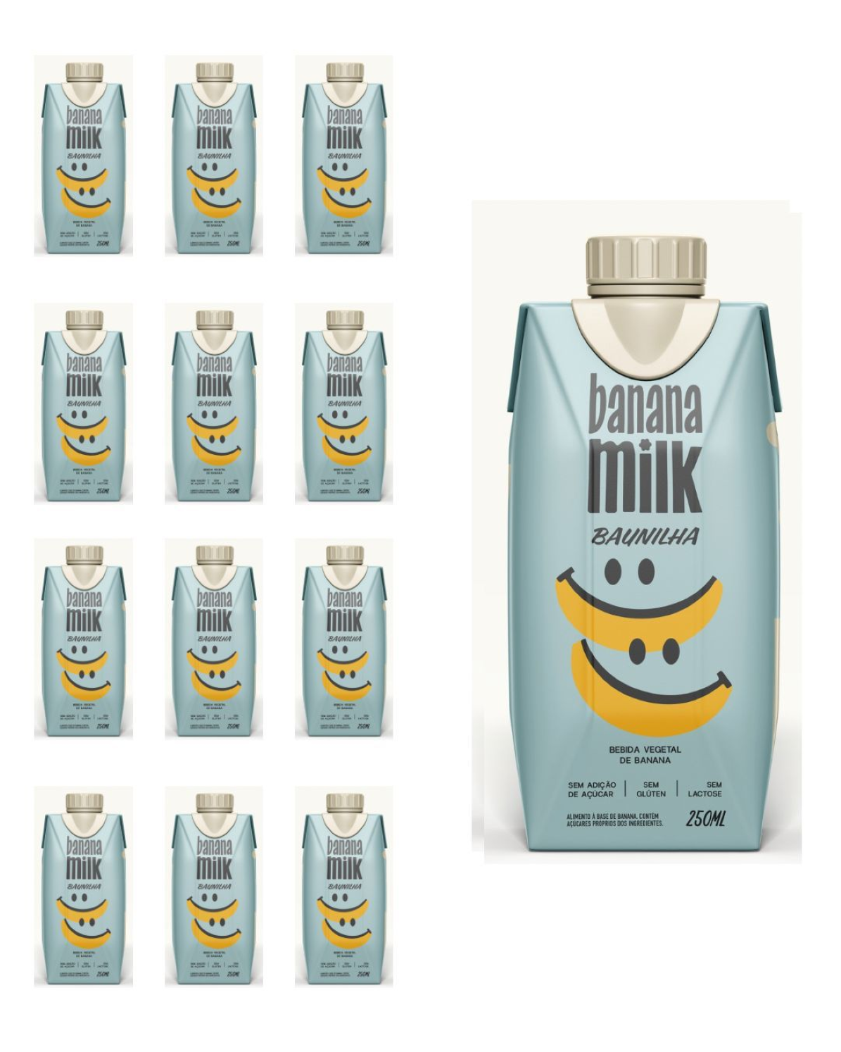 Caixa - Banana Milk Baunilha 250ml (CX/12)